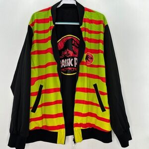 Men's RSVLTS Jurassic Park Bomber Jacket 2024 ECCC Exclusive Reversible NWT 4XL
